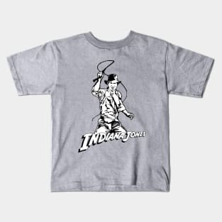 Dr. Jones Jr. - Pixelated Art Kids T-Shirt